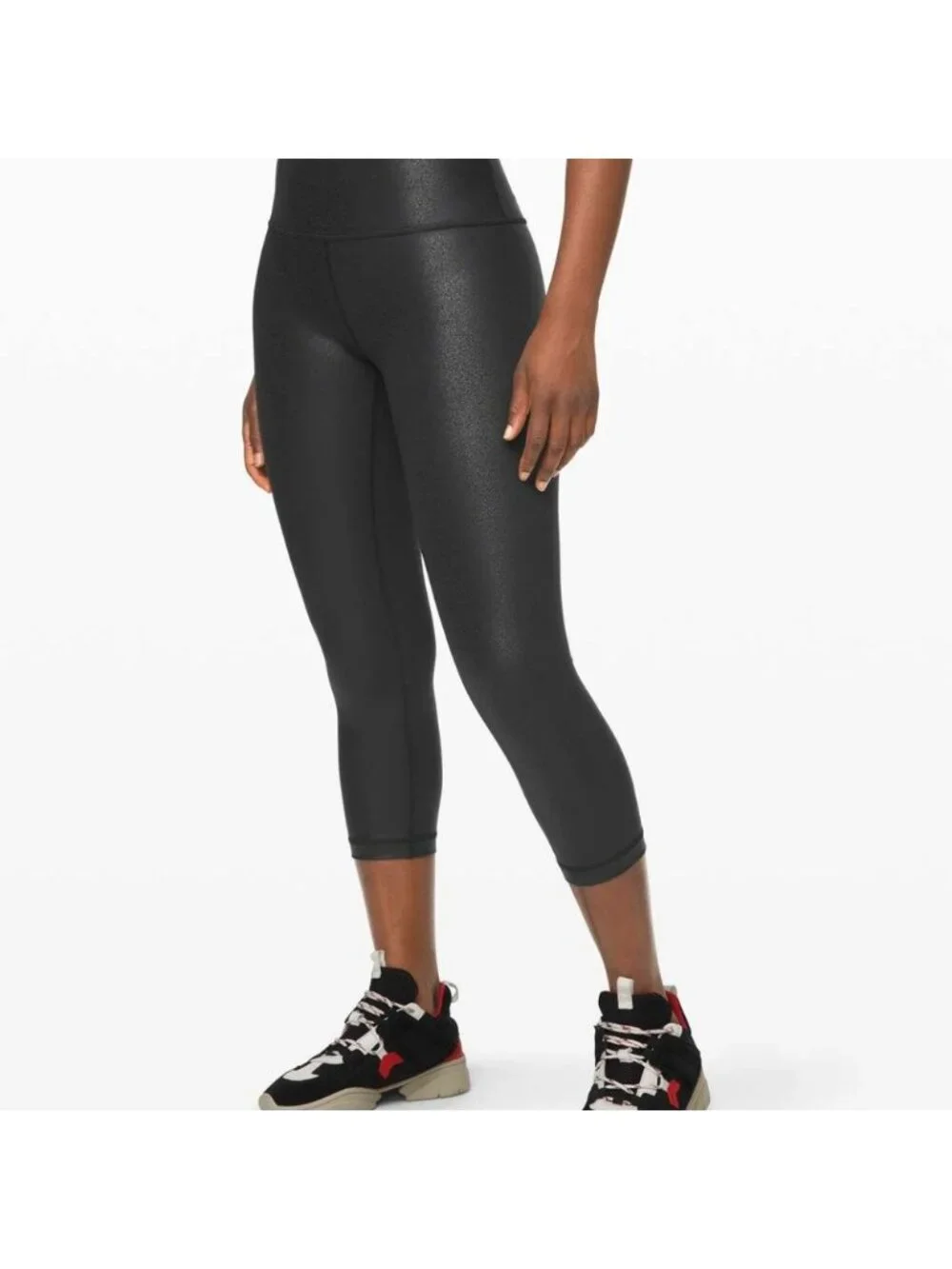 Lululemon Wunder Under Crop HR *Foil 21